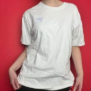 Guy Harvey / white tee with branding and fish graphic 💚🤍​​​​​​